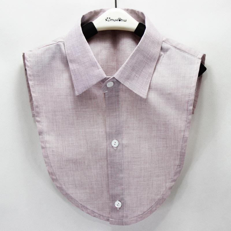 SHOWERSMILE Рубашка с ложным воротником Хлопковая рубашка Мужская Женская Съемный воротник Мужской лацкан Ложный воротник Синий Аксессуары для одежды