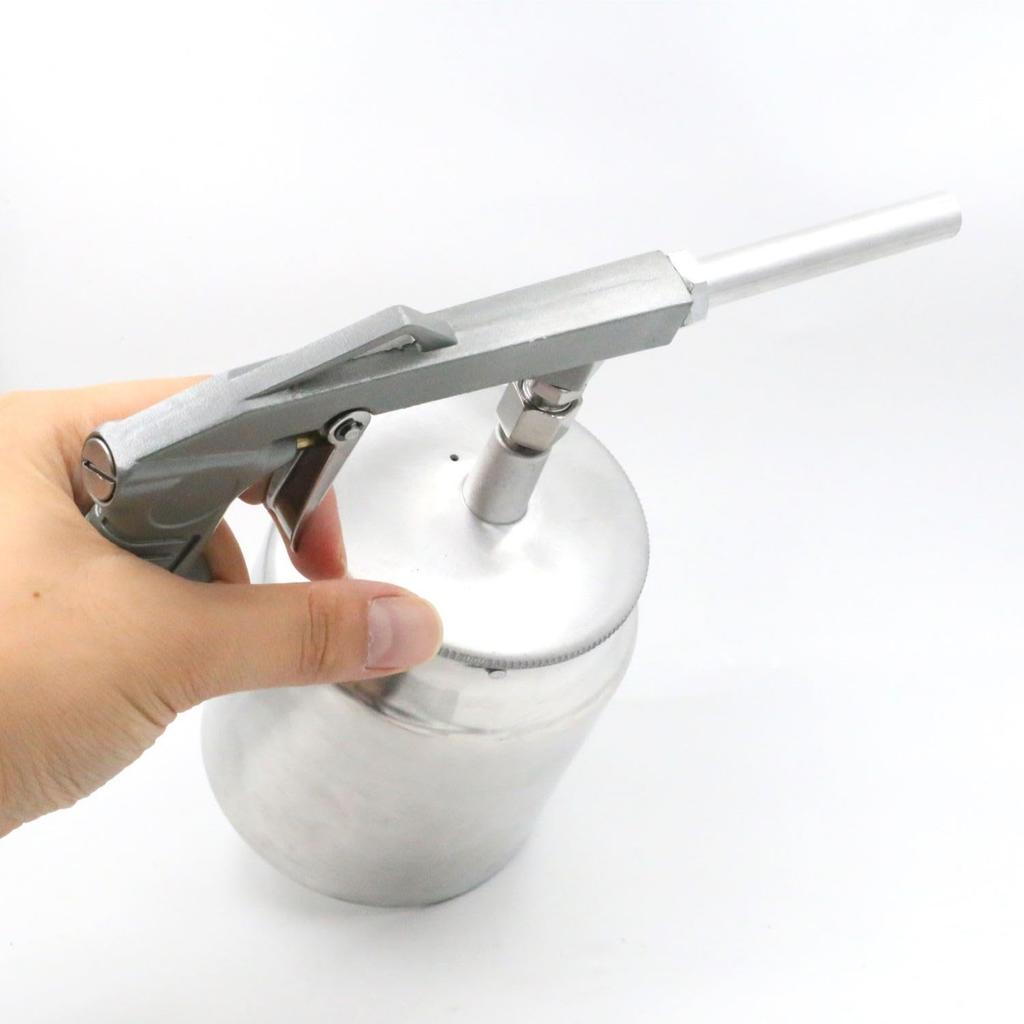 Sandblasting Rust Paint Bottom Cup Baking Soda 750cc Cup DIY Work Gun, Sandblaster, Removal, Stripping, Type, Blasting, 6mm Diameter, Capacity,
