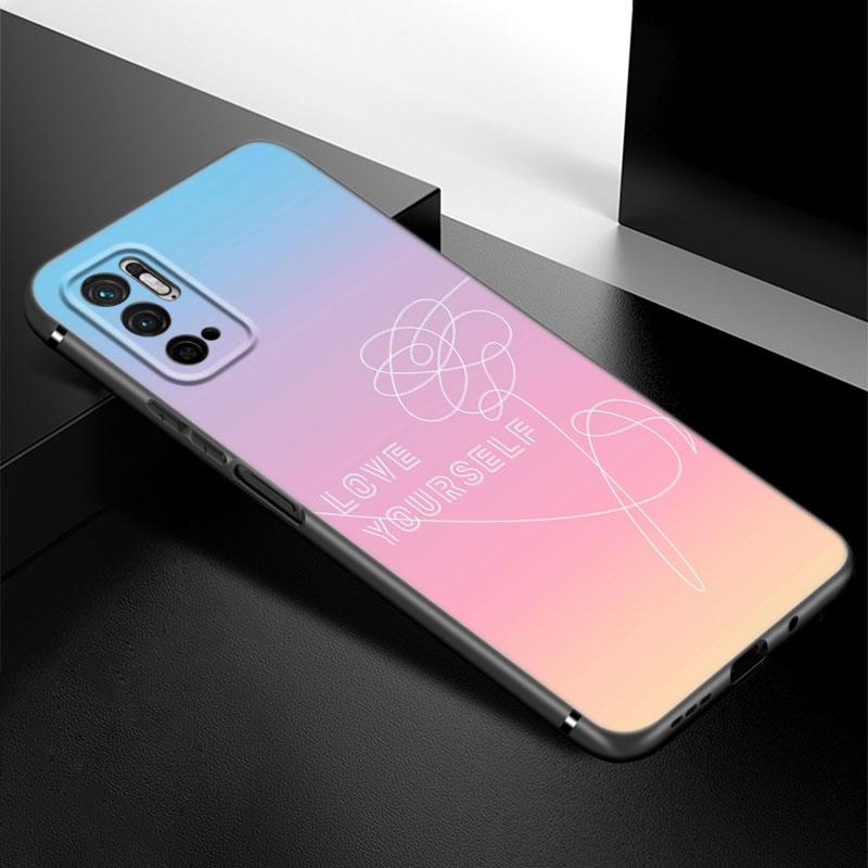 Чехол для телефона Love Yourself с цветком для Xiaomi Redmi Note 7 8 9 10 Lite 11 11E 11T 12 Pro 11S 4G 10T 5G 8T 9S 10S, черный чехол из ТПУ