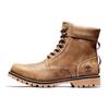 Durable Height-Increasing Mid-Calf Outdoor Boots Men Boots Brown A2JJBF13