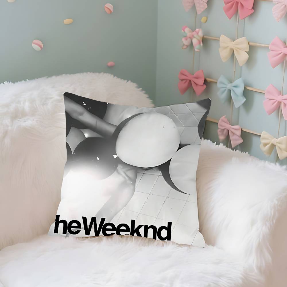 The Weeknd House Of Balloons Чехол Плюшевая Ткань Мягкая Наволочка Двусторонний Принт Чехол на Подушку Домашние Подарки