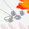 Gethin Jewelry Корейские серьги-пусеты в виде лепестков снежинки