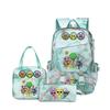 New Rhythm Box Sprunki Music Game Schoolbag Backpack Pencil Case Three-piece Set Student Heat Transfer Backpack D