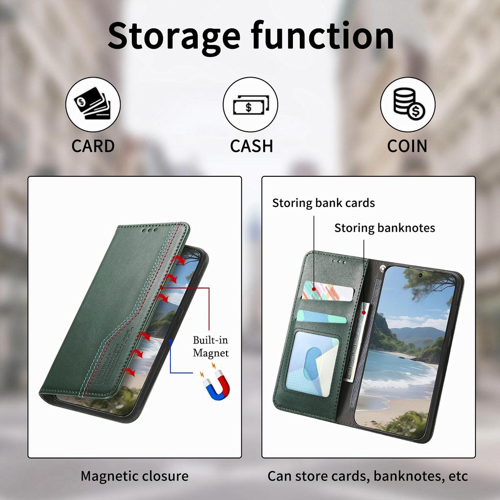 Чехол-бумажник с откидной крышкой для Xiaomi 14T 15T 17 Pro Max 15 17 Ultra Poco F5 X6 X7 Pro, Магнитный чехол-книжка с держателем для карт, Ударопрочный