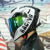 LVS Electric vehicle helmet for men and women, summer racing full-face helmet, colorful and stylish, cool racing helmet for summer