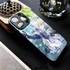Чехол для телефона Аниме V-Violet Evergarden Для IPhone 17 Pro Max 15 Pro 16 14 Plus 12 13 Mini 11 Pro Ударопрочный Стеклянный Чехол