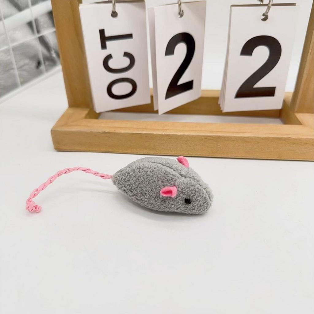 8 шт. плюшевая игрушка для кошек «Мышь», игрушка для котят, длинный хвост для прорезывания зубов у кошек, жевательное кольцо-колокольчик для кошек, подарок для тренировок