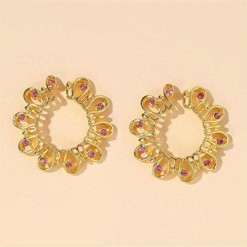 Explosive Stainless Steel Flower Shaped Fake Nipple Ring Accessories Punk Body Piercing