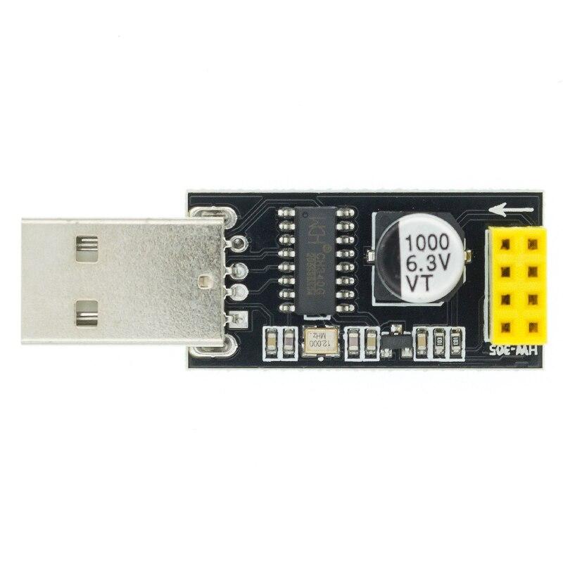 USB-модуль ESP8266, 1 шт., ESP-01 ESP-01S, USB-адаптер, плата микроконтроллера беспроводной связи, разработка