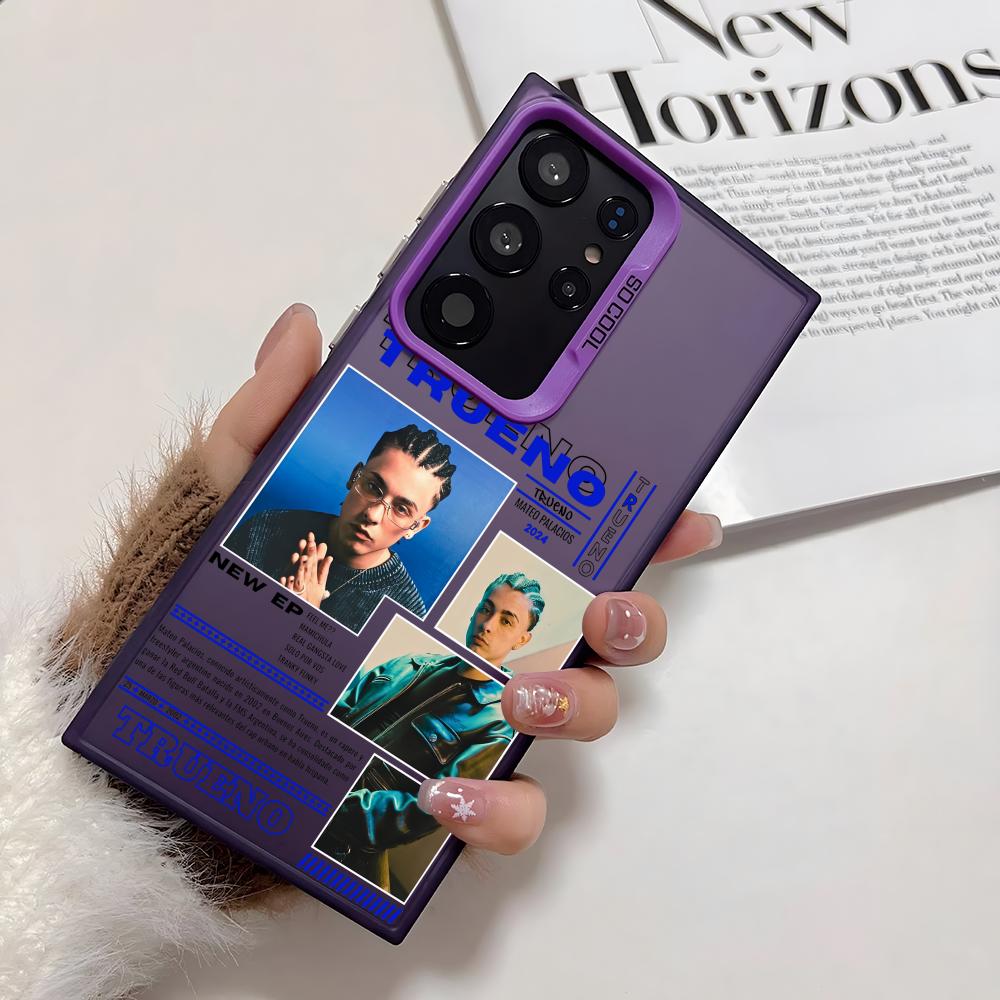 Чехол для телефона T-Trueno Hip Hop Rapper для Samsung Galaxy S25 Edge S24 S23 S22 S21 S20 Ultra Funda Силиконовый Серебристый Чехол