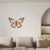 1 шт. Металлический настенный декор в виде бабочки. Сделайте свой дом уникальным с помощью этого декора в виде бабочки. Отлично подходит для сада и комнаты.. Стильное настенное произведение искусства