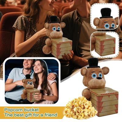 Идеальный подарок для друга: Плюшевое ведро для попкорна.