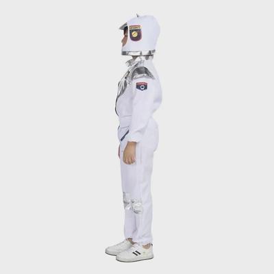 Детский белый костюм астронавта: Космический костюм с капюшоном для фестивалей и ролевых игр