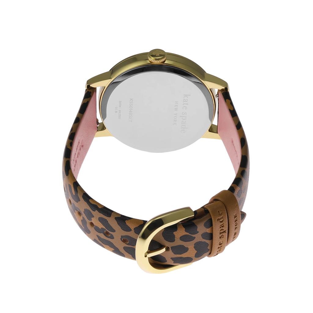 Ремешок для Apple Watch® с леопардовым принтом Kate Spade New York (для корпусов 38/40/41 мм) & Классический корпус часов. Совместимый набор