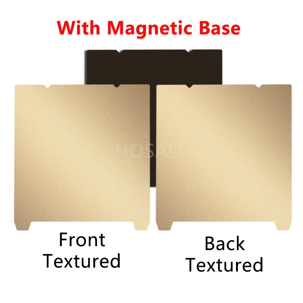 Build Plate For Creatily K1 Max 3D Printer Bed Platform (With Magnetic Base) 310x315 PEI Textured Smooth Sheet Double Sided Use