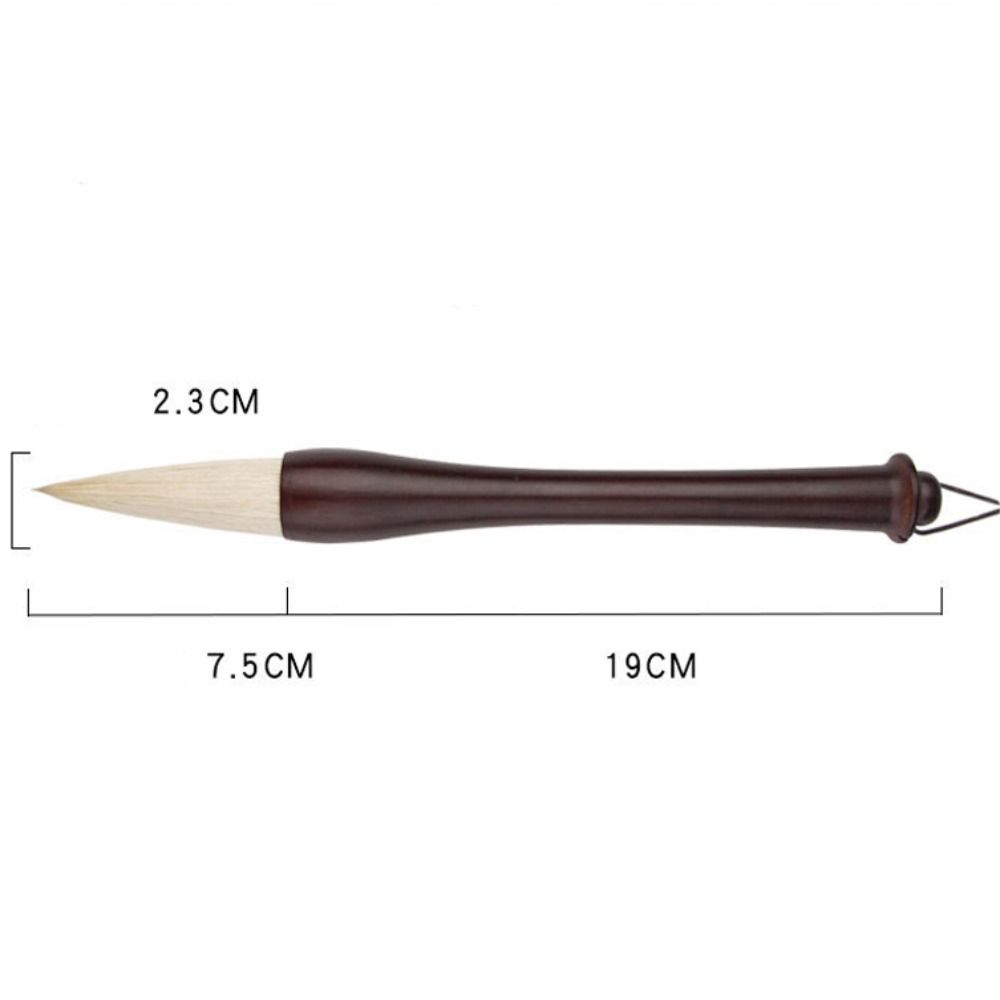 Hopper-shaped Woolen Hair Brush Pen Large Size Chinese Painting Brush Regular Seal Script
