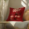 Бренд Dr p-Pepper Наволочка Двусторонняя Плюшевая Подушка для Дивана Чехлы Органическая Дышащая Невидимая Молния