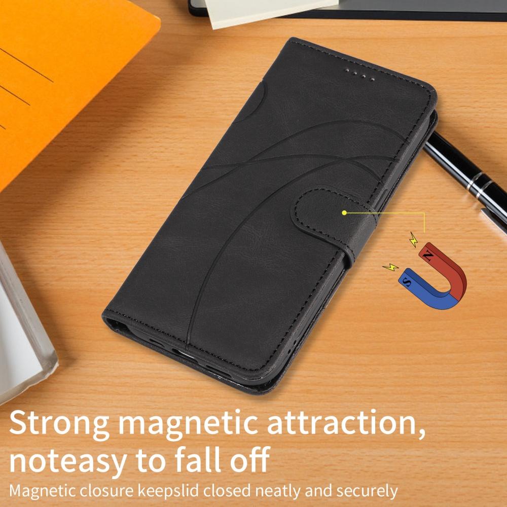 Line Magnetic Leather Phone Case For Oppo A5 A5X A5 Pro A3 A3X A3 Pro 4G 5G A5M Flip Card Slot Wallet Book Cover Funda