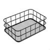 Decorative Rectangular Wire Basket for Home Storage, Ideal Garages, Laundry Rooms, And Closets.