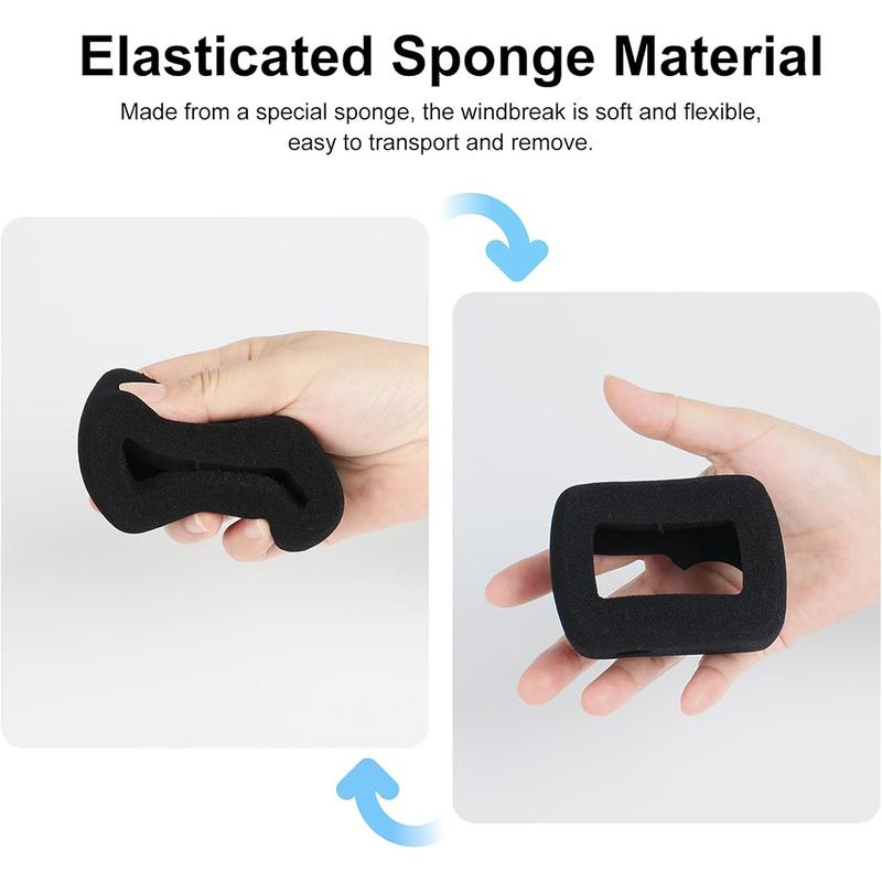 For DJI Osmo Action 5 Pro 4 3 Wind Noise Reduction Sponge Foam Windslayer Cover Housing Windproof Windshield Recording Case