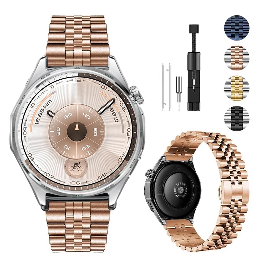 Металлический ремешок 22 мм для Huawei Watch GT6 Pro GT5 Pro 46 мм Браслет из нержавеющей стали Ремешок для часов Huawei Watch 5/4/GT6/5/4 GT3 Pro 46 мм