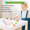 Montessori Magnetic Caterpillar Puzzles Children's Toy Color Shape Matching Logical Thinking Training Puzzle Board Game For Kids