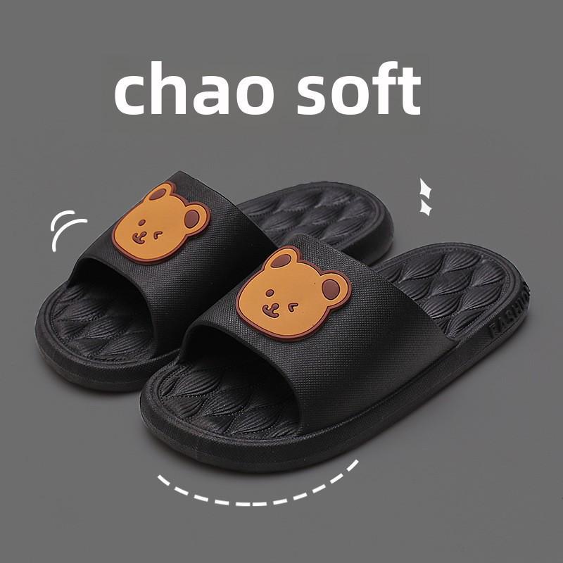 Летние детские тапочки с мультяшным принтом: Милые сандалии для дома и улицы для мальчиков и девочек