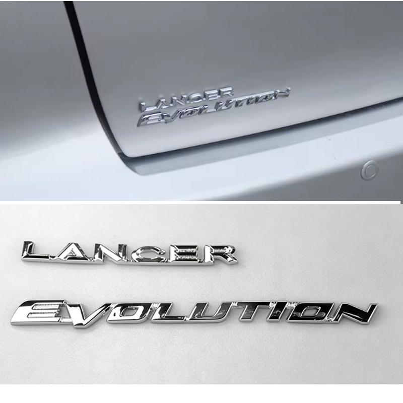 Applicable to the overseas version of Mitsubishi Wing God Lancer EVOlution tail logo, the tenth generation Evo personality modif