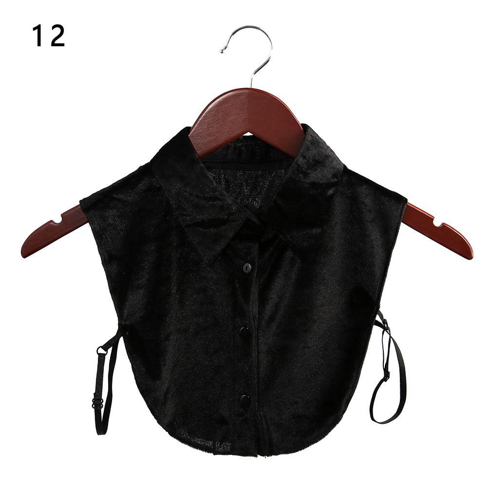 1pc Sexy Lace Fake Collar Shirt Shawl Flower Crochet Neckline Collars Women Detachable Collar Half Shirt Faux Collar Lace Fabric