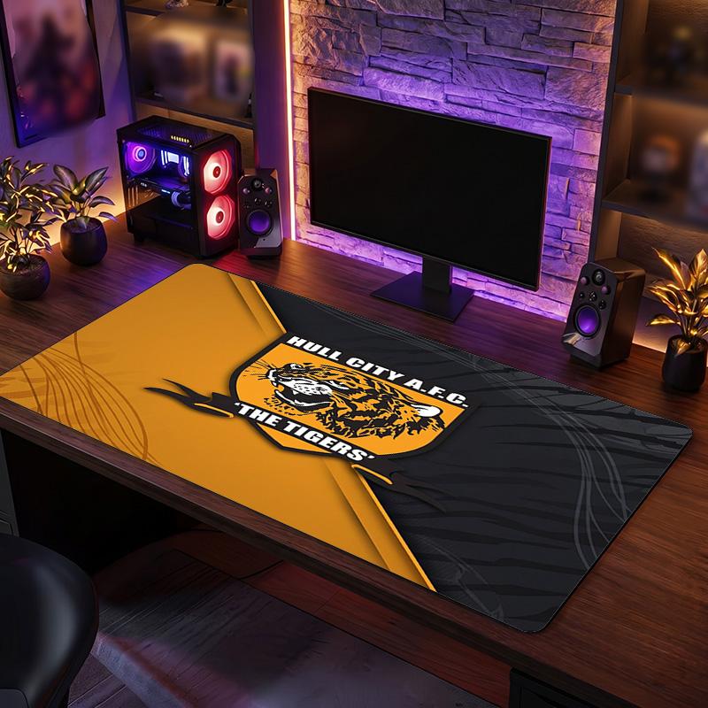 Hull FC Pattern Mousepad Anti?Slip Rubber Desk Pad For Gaming Working Desktop Decoration