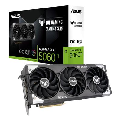 Видеокарта ASUS NVIDIA GeForce RTX 5060 Ti PCI Express GDDR7 OC Японская версия 5.0 / TUF-RTX5060TI-O8G-GAMING (Авторизованный дистрибьютор)