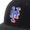 Newera newera cap LP 59FIFTY 14507933 NER35C2440 MLB New York Mets NYM Black Black 7 Corduroy SIDE PATCH ONSPOTZ Custom Made Hat Gokyu Fifty Newera