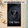 Beach TowelMAN Truck Custom Name Text Personalized Soft Towel for Beach Pool Indoor Home Decor Gift