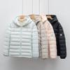 Duck Down Jacket Women's Short Light and Thin Hooded Autumn and Winter New Casual Couple Coat