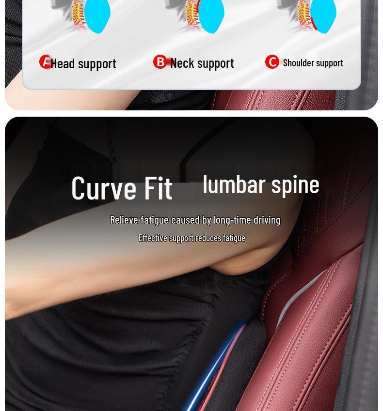 Neck and Lumbar Support Pillows for BYD Tang DMi/Ev Headrests
