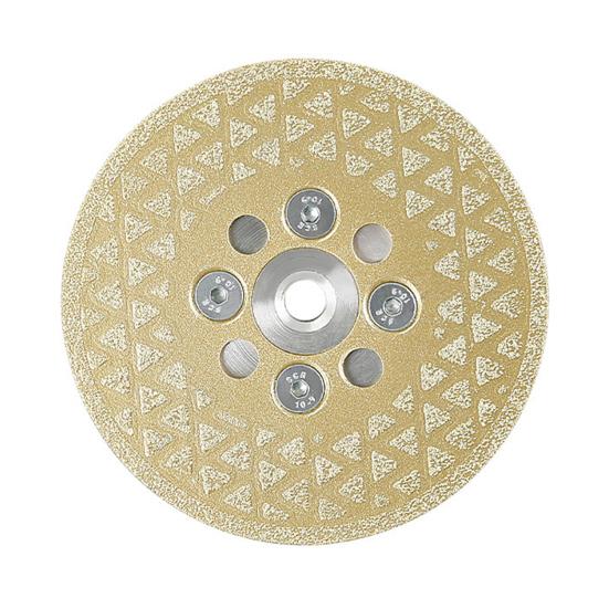 Алмазный шлифовальный диск Двусторонний диск для резки гипсофилы Высокопроизводительное гальваническое алмазное покрытие Шлифовальный диск для кладки