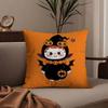 Cute Q Halloween Ouniu Pillow Case Anti-dustmite Pillowcase Invisible zipper silky short plush Sofa cushion cover