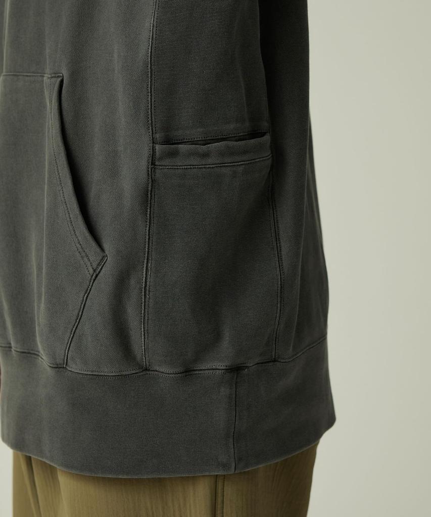 Snow Peak Garment Dyed Hoodie XL SW-25AU013, Men's/Women's, Charcoal,