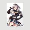 Genshin Impact Series Posters White Paper Anime Girl Poster Mural Home Decor Study Bedroom Bar Cafe Decoration Painting Wall Art Prints