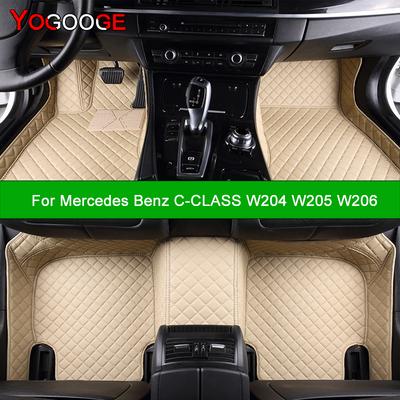 Автомобильные коврики для Mercedes Benz C-CLASS W204 W205 W206 C180-C450 Автомобильные коврики для ног Coche Аксессуары