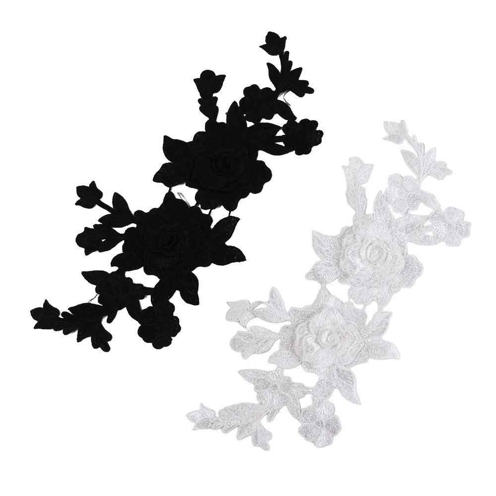 Тканевая нашивка ручной работы Роза Тканевая аппликация Аксессуар для одежды Цветочная аппликация шитье