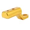 Rearview Mirror Base Extension Mount Bracket Hooks Support Holder for Motorcycles(Golden)