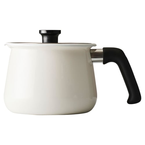 Wahei Freiz 7-in-1 Multi-Pot Ivory 2.2L Enamel Refrigerator Storage IH/Gas Compatible Rinto MB-2160