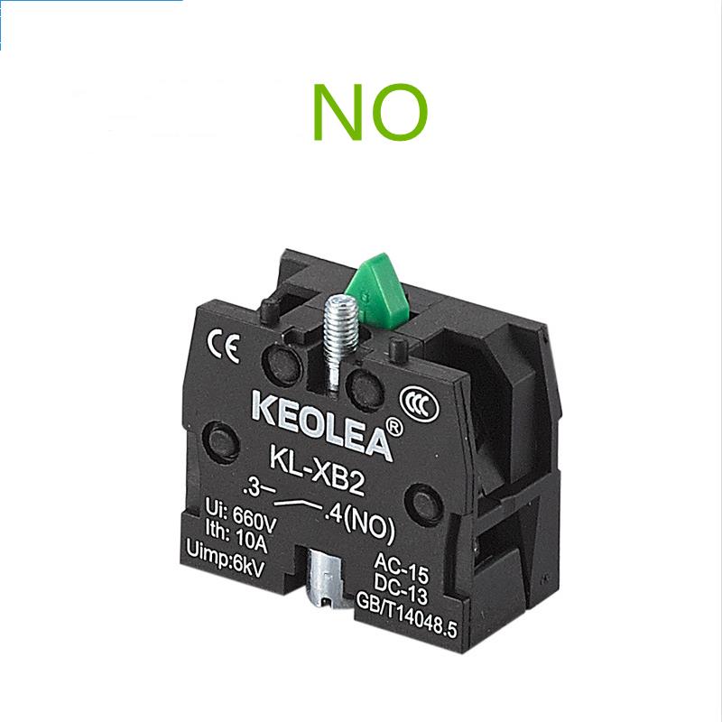 22mmMomentary Push Button Switch 10A 240V~3A Circular Small Size Flat Round Panel NC/NO XB2-BA31 XB2-BA42 ZB2-BE101C 102C