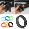 2Pcs Thick Flat Luggage Wheel Ring Silicone Wheel Hoops Durable Rubber Ring  Luggage Wheel
