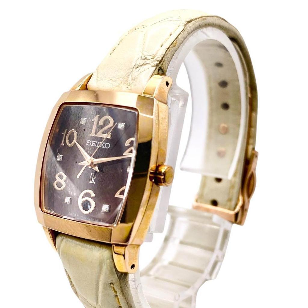 [USED] SEIKO Lucia Date 6P Diamond Women's Watch 1149