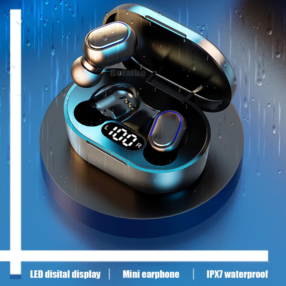 Wireless Bluetooth 5.0 Music Headphones Stereo In-ear Earphone Earbuds IPX7 Waterproof Noise Reduction Sport Headset