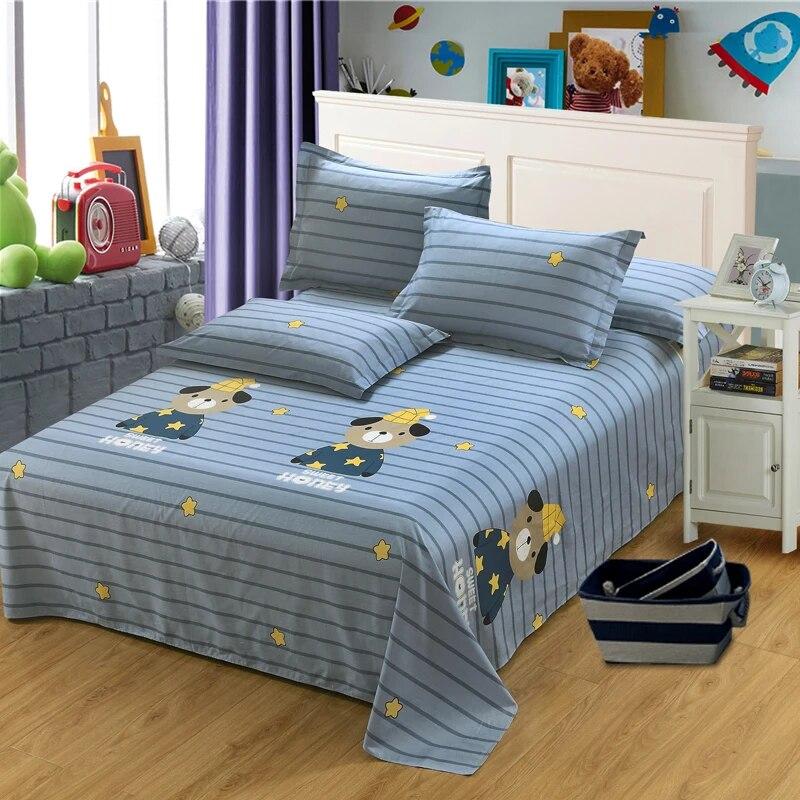 Простая хлопковая простыня с принтом, современная большая простыня, удобное студенческое покрывало, универсальная пылезащитная простыня Four Seasons