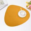 Западный коврик для столовых приборов, цветной овальный дизайн, термостойкий, легко чистящийся кухонный защитный коврик для обеденного стола