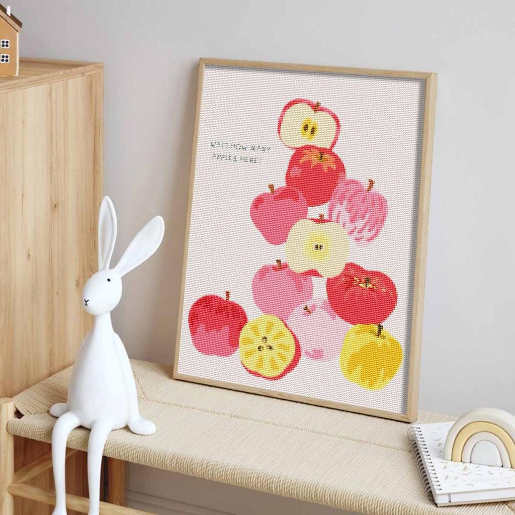 5D Diy Diamond Apple Painting Embroidery Diamond Painting Embroidery Cross Stitch Embroidery Home Decor